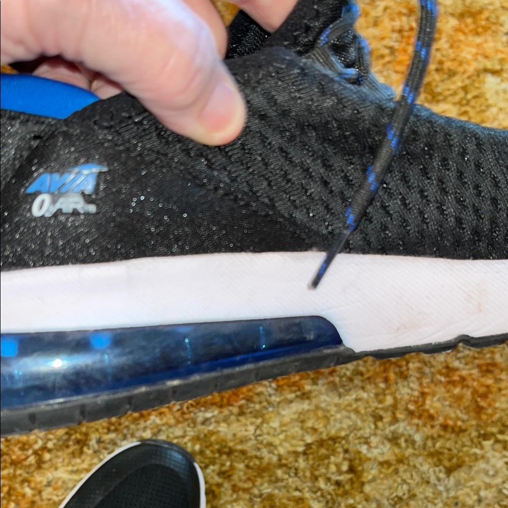 Avia Men's Black and Blue Athletic Shoes - Picture 8 of 8